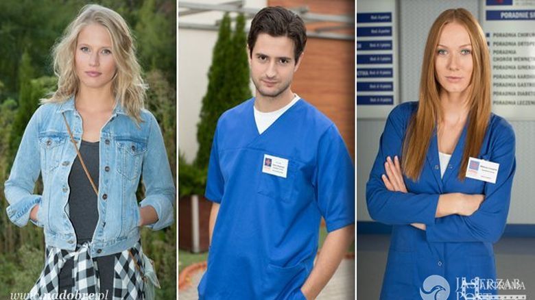 Na dobre i na złe, Adam Krajewski (Grzegorz Daukszewicz), Aneta Gniewosz (Natalia Rybicka), Wiktoria Consalida (Katarzyna Dąbrowska)