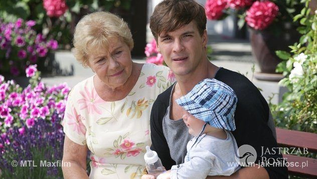 M jak miłość odcinek 1173,  Marcin (Mikołaj Roznerski), Szymon (Stanisław Szczypiński), Barbara (Teresa Lipowska)