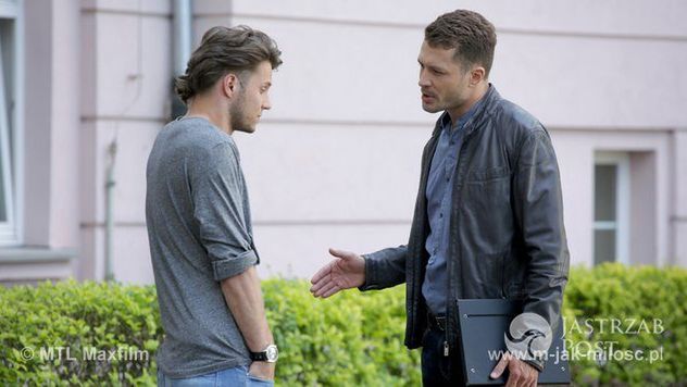 M jak miłość odcinek 1170, Kacper Wroński (Łukasz Stawowczyk), Tomek Chodakowski (Andrzej Młynarski)