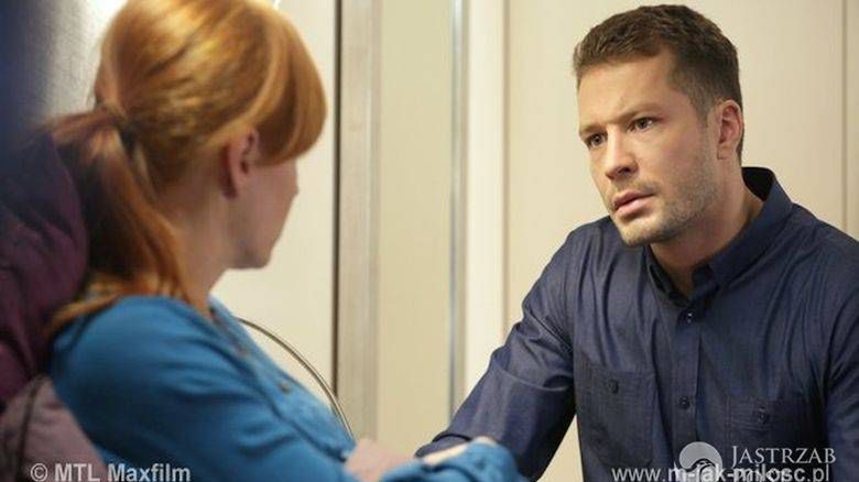 M jak miłość odcinek 1193, Agnieszka (Magdalena Walach), Tomek (Andrzej Młynarczyk)