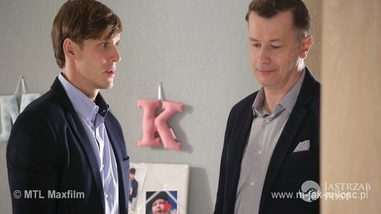 M jak miłość odcinek 1193, Marcin (Mikołaj Roznerski), Grzegorz (Wojciech Majchrzak)