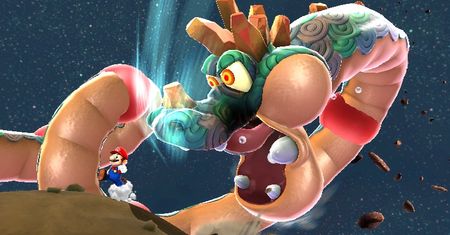 Super Mario Galaxy 2 - zmienna grawitacja i 2D
