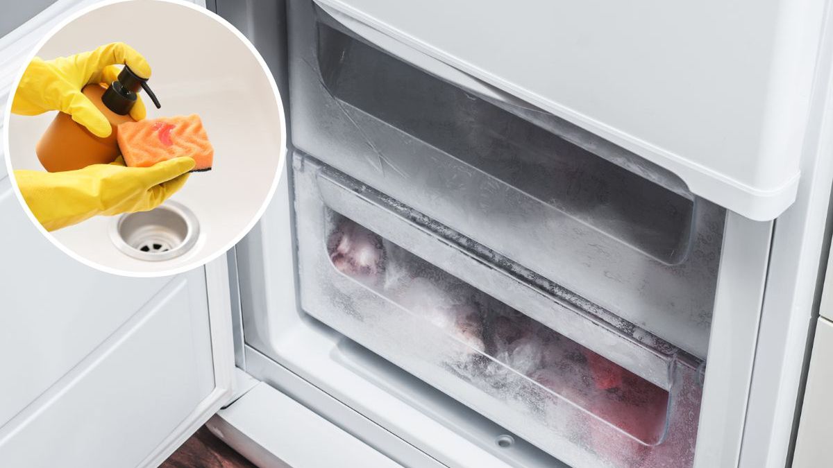 Płyn do mycia naczyń w zamrażarce. Fot. AdobeStock