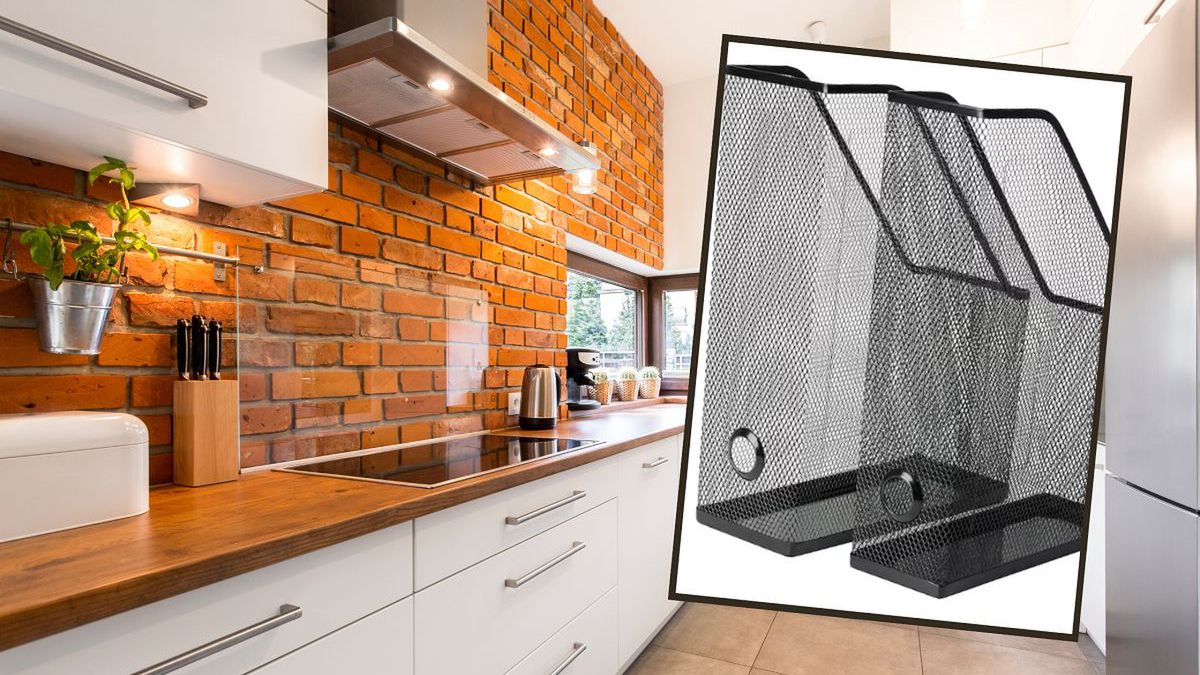 Internet oszalał. Wstaw do kuchni biurowy pojemnik z IKEI. Fot. AdobeStock, IKEA