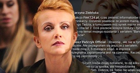 Katarzyna Zielińska w ostrych słowach odpowiada tabloidowi! "Piszecie kolejne bzdury"