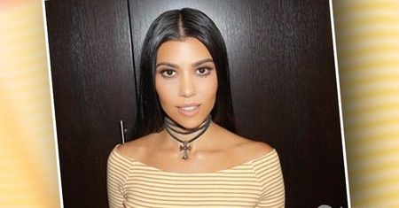 Kourtney Kardashian w taniej koszulce z sieciówki słynącej z nieprzyzwoitych reklam