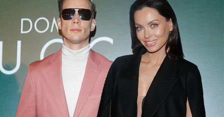 Michał Mikołajczak i Edyta Zając pierwszy raz razem na salonach! Para na premierze „Domu Gucci” była na celowniku fotoreporterów