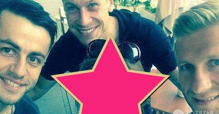 Łukasz Piszczek, Kuba Błaszczykowski i Łukasz Fabiański na spotkaniu z piękną polską aktorką