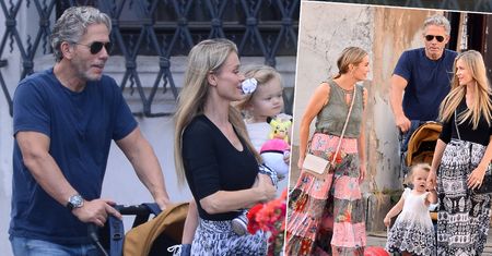 Joanna Krupa z mężem, córeczką i siostrą jak typowi turyści zwiedzają Starówkę. Asha skradła show