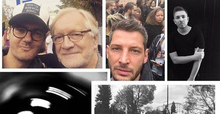 Gwiazdy na manifestacji przeciwko zaostrzeniu prawa do aborcji: Kuba Wojewódzki, Leszek Stanek, Monika Brodka...