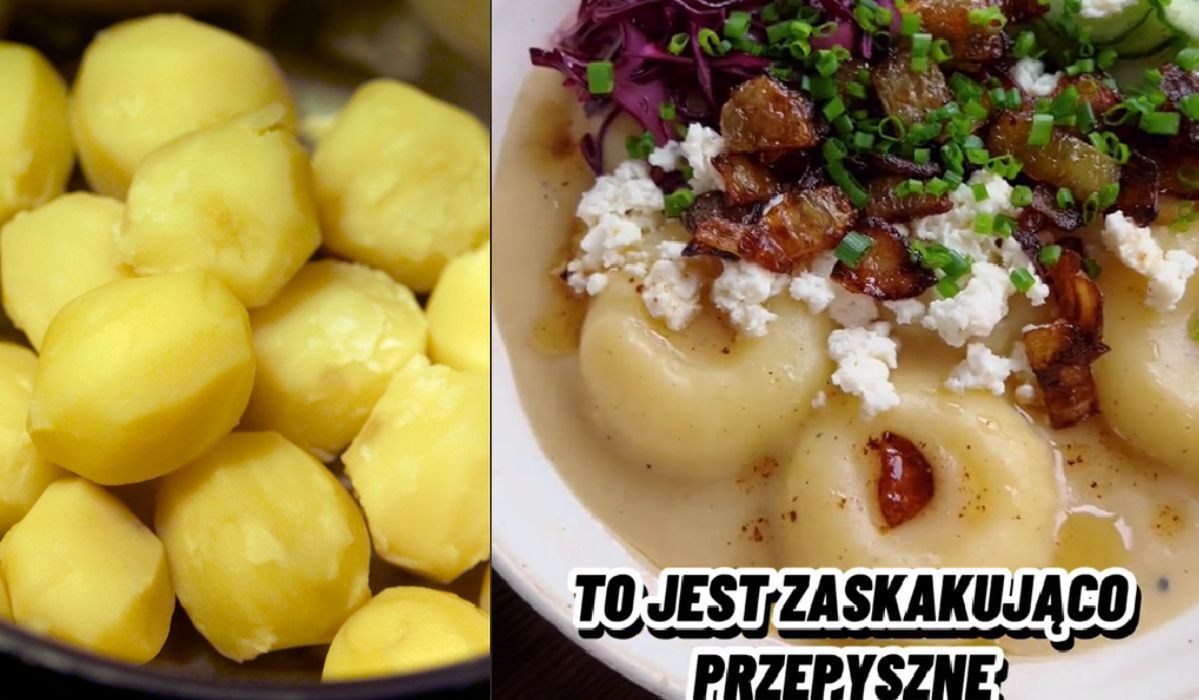 To chyba pierwszy w historii sos pierogowy! - Pyszności; foto: TikTok, Canva