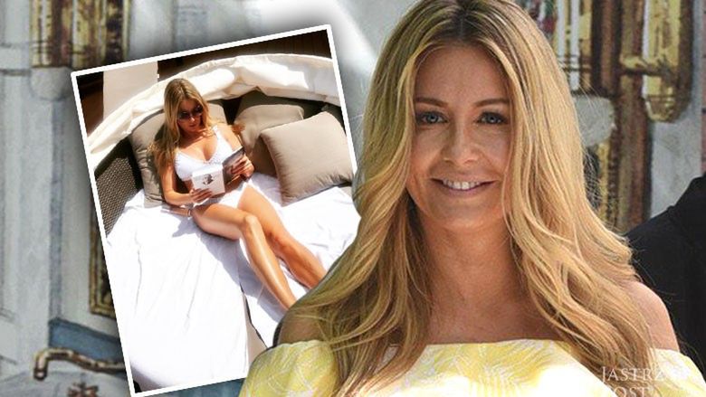 Małgorzata Rozenek w drogim bikini korzysta z pięknej pogody