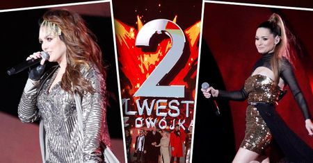 Ewa Farna i Ewelina Lisowska lśniły na sylwestrze z Dwójką. Dosłownie! Młode piosenkarki postawiły na cekinowy błysk