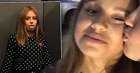 Tak 15-letnia Oliwia Bieniuk szaleje w stolicy! Krótka spódniczka, buty za 3 tysiące złotych, całusy na ulicy…