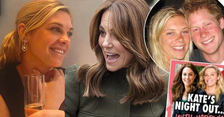 Księżna Kate połączyła siły z byłą dziewczyną księcia Harry'ego! Kulisy spotkania przy lampce wina obiegły media