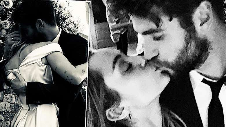 Miley Cyrus i Liam Hemsworth ślub zdjęcia