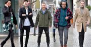 Gwiazdy przed studiem Dzień Dobry TVN: Paulina Krupińska, Przemek Kossakowski, Damian Michałowski
