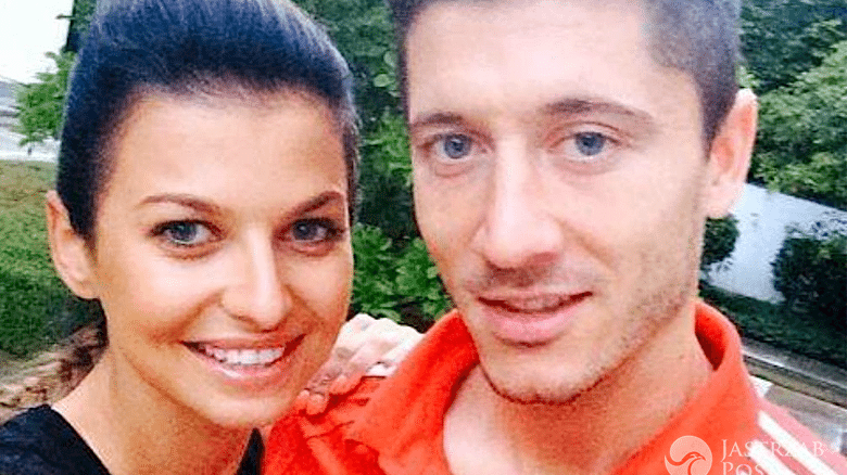 Anna i Robert Lewandowscy z Klarą