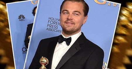 Nareszcie! Leonardo DiCaprio doceniony. Dostał Złoty Glob 2016. Na imprezę nie przyszedł z dziewczyną, ale...