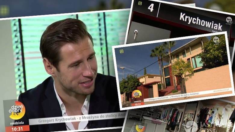 Dzień dobry TVN w domu Grzegorza Krychowiaka (fot. screen Dziendobry.tvn.pl)