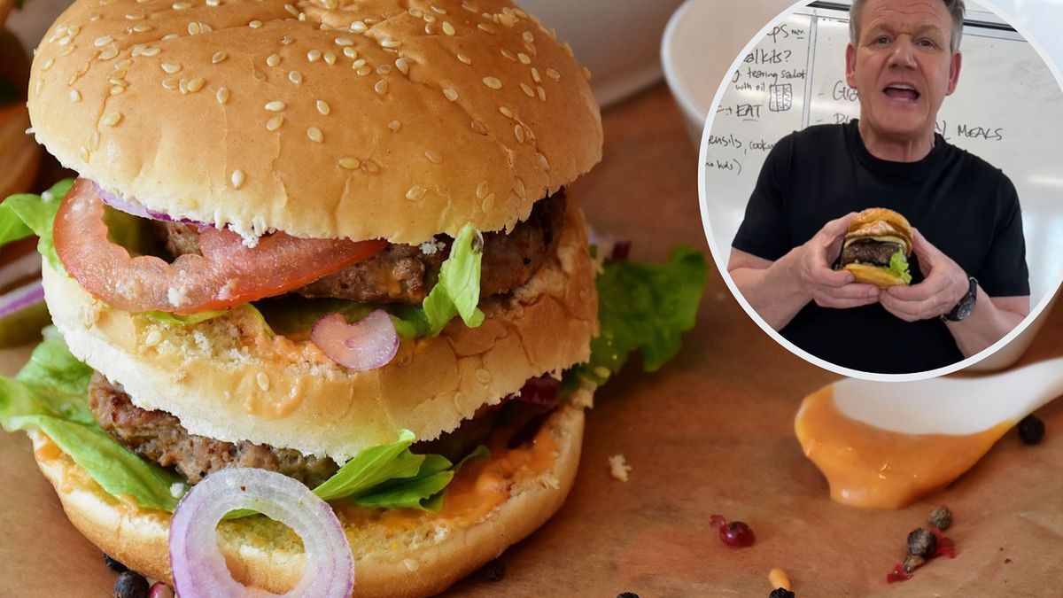 Gordon Ramsay zdradza przepis na burgera. Fot. Pixabay, TikTok/
gordonramsayofficial