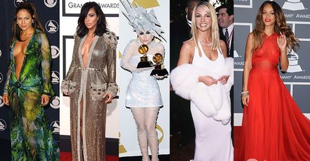 Te kreacje z Grammy przeszły do historii! Nie tylko suknia Jennifer Lopez wzbudziła mnóstwo kontrowersji