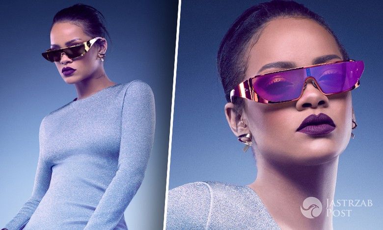 Rihanna w kampanii promującej jej kolekcję okularów dla Dior (fot. Jean-Baptiste Mondino / Dior)