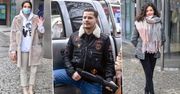 Gwiazdy przed studiem "Dzień Dobry TVN": Natalia Zastępa, Rafał Collins, Paulina Krupińska...