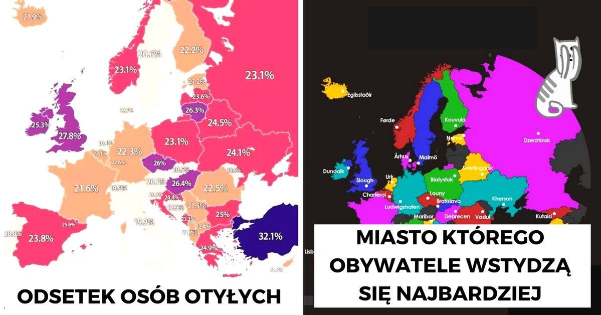 17 map, które sprawią, że już nigdy nie popatrzysz tak samo na niektóre rzeczy