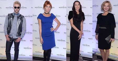Gwiazdy na prezentacji nowej oferty hotelu Novotel Warszawa Centrum: Monika Zamachowska, Agata Załęcka, Ian Rooth, Agata Steczkowska