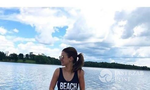 Anna Lewandowska w kostiumie Calzedonii