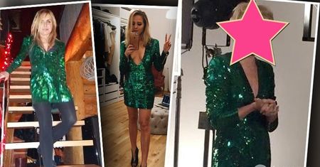 Jessica Mercedes i Monika Olejnik zadawały szyku na sylwestra w tej samej zielonej sukience Balmain dla H&M. Ale jako pierwsza ją nosiła...