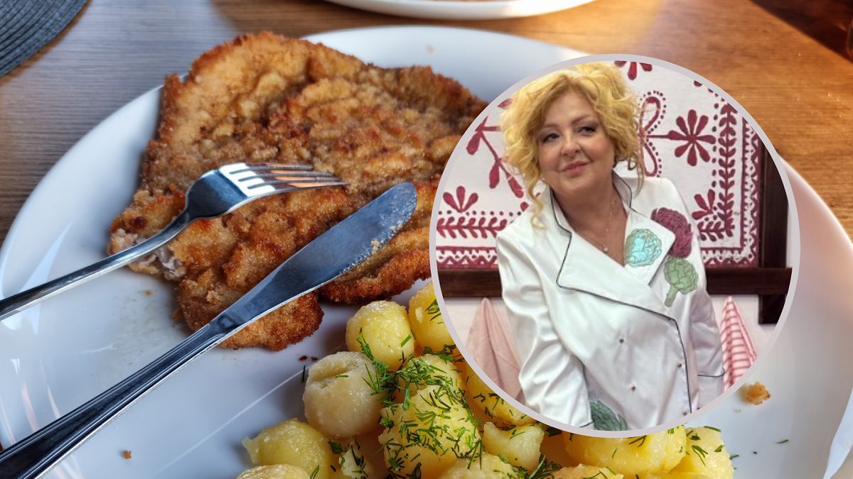 Kotlet schabowy Magdy Gessler - przepis. Fot. instagram/magdagessler_official, fot. adobestock