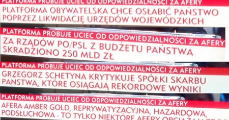 Jacek Kurski usłyszał pytanie, czy lubi paski TVP Info. Odpowiedział