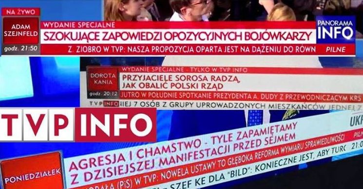 Ostre, płytkie, emocjonalne. Paski informacyjne nie informują