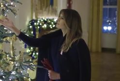 Melania Trump udekorowała Biały Dom na święta