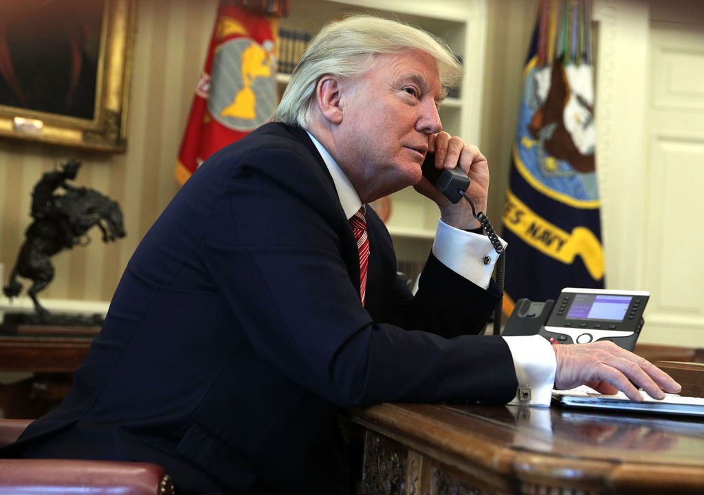 Donald Trump rozmawiał z dziećmi przez telefon