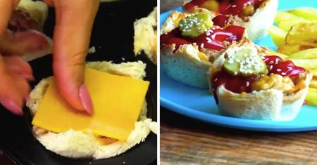 Burgerowe tosty, czyli pyszne mini burgery