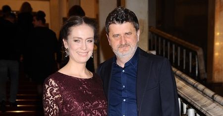 Janusz Palikot z żoną na premierze Salome