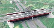 Megawęzeł pod Strykowem - autostrada ma biec na trzech poziomach i przez 13 wiaduktów