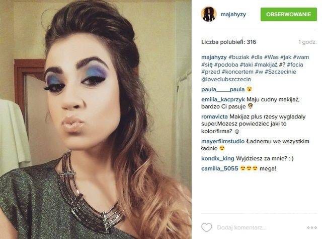 Maja Hyży na Instagramie