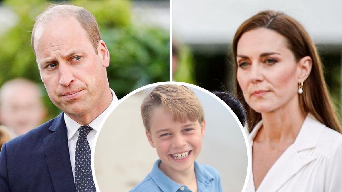 Książę William, księżna Kate, George