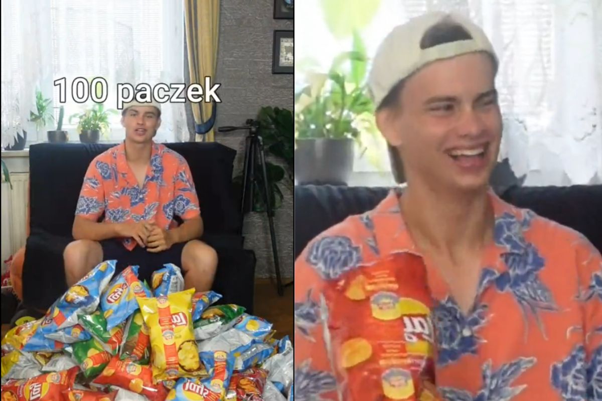 Zapłacił 850 zł za chipsy (TikTok)