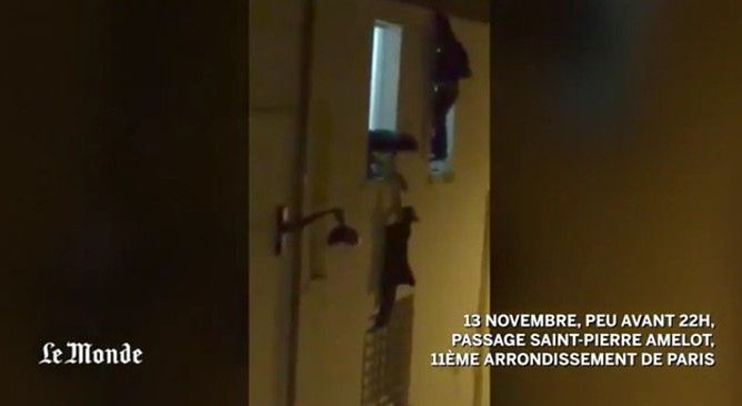 Ataki w Paryżu: kobieta wisząca w oknie była w ciąży