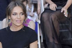 Herbuś w prześwitującej kreacji!