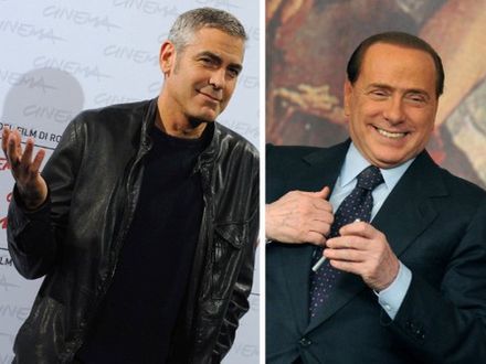 George Clooney świadkiem w sprawie Berlusconiego