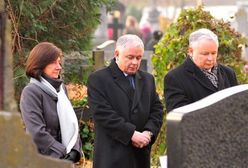 Prezydent Kaczyński na Powązkach