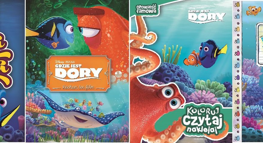 Gdzie jest Dory? - recenzja książek Wydawnictwa Egmont