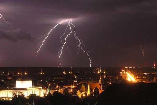 Letnie burze nad Polską