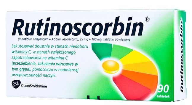 Rutinoscorbin® to lek w formie tabletek powlekanych